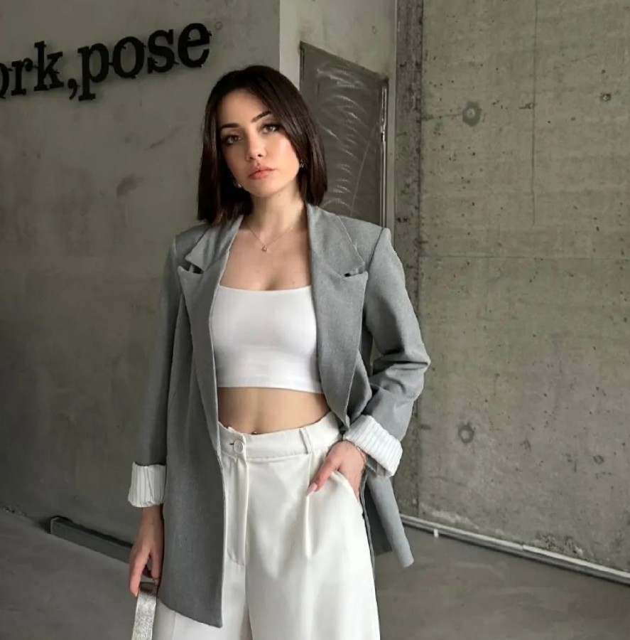 poliviskon kumaş çizgili astarlı ceket