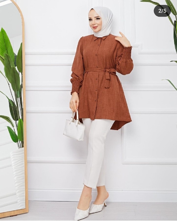 soft keten gömlek tunik